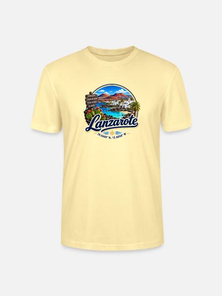 Lanzarote - Islas Canarias - Kanaren - Spanien - Stanley/Stella Unisex Bio-T-Shirt CRAFTER - Creme