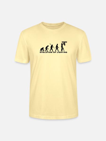 Evolution of Lighting – Veranstaltungstechnik - Stanley/Stella Unisex Bio-T-Shirt CRAFTER - Creme