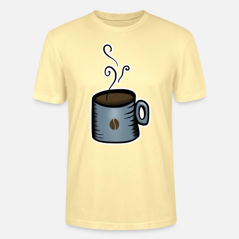 Dessin de tasse à café - T-shirt bio CRAFTER Stanley Stella Unisexe - crème
