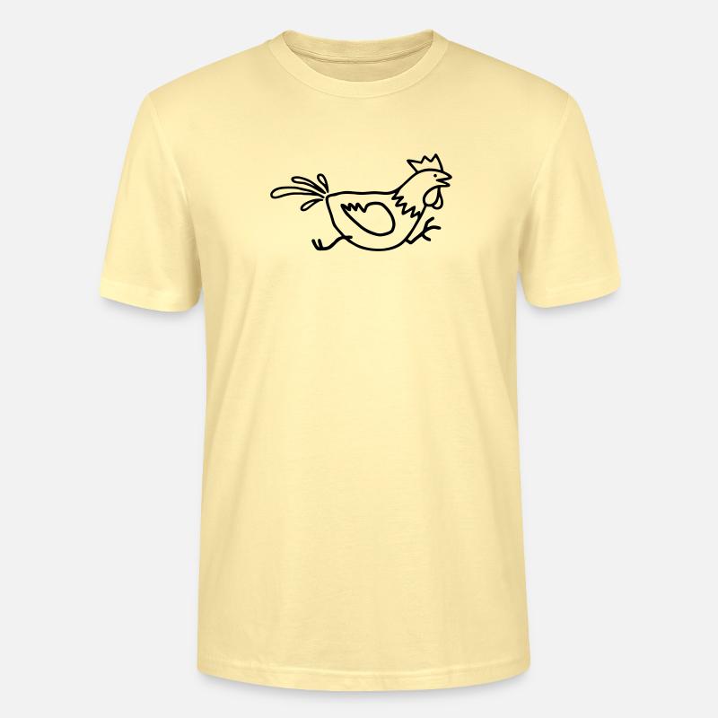 Rennender Hahn - Stanley/Stella Unisex Bio-T-Shirt CRAFTER - Creme