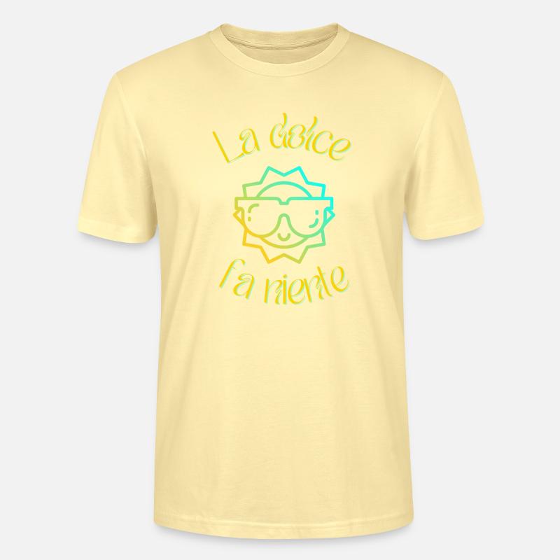 La dolce fa niente - Stanley/Stella Unisex Bio-T-Shirt CRAFTER - Creme
