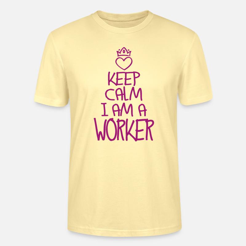 Best Arbeiter ever Arbeiter Geschenk - Stanley/Stella Unisex Bio-T-Shirt CRAFTER - Creme