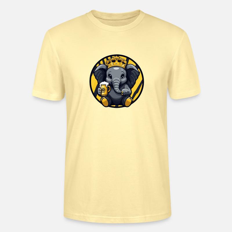 Elefant Bier - Stanley/Stella Unisex Bio-T-Shirt CRAFTER - Creme