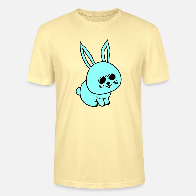 hase comic cool - Stanley/Stella Unisex Bio-T-Shirt CRAFTER - Creme