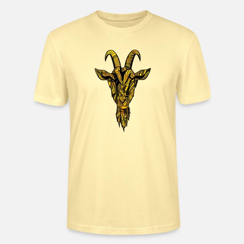 Ziege - Stanley/Stella Unisex Bio-T-Shirt CRAFTER - Creme