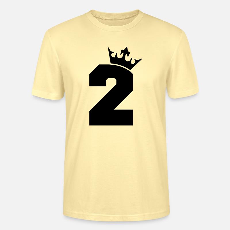 2_krone - Stanley/Stella Unisex Bio-T-Shirt CRAFTER - Creme