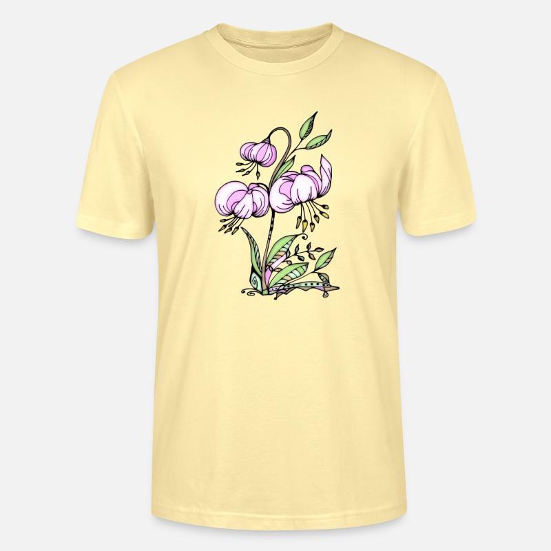 Blumen - Stanley/Stella Unisex Bio-T-Shirt CRAFTER - Creme