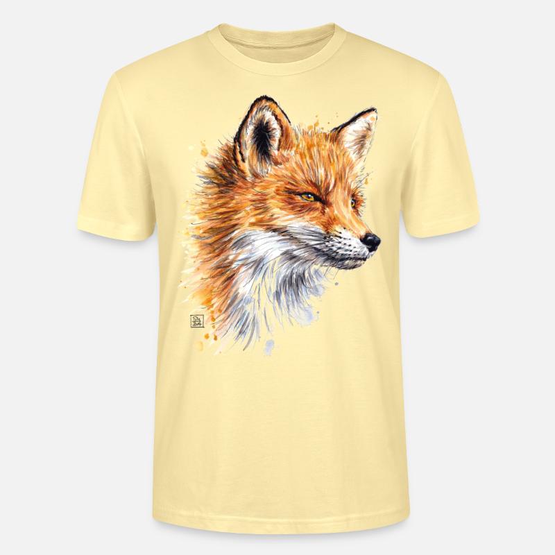Fuchs | fox - Stanley/Stella Unisex Bio-T-Shirt CRAFTER - Creme