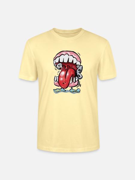 Klappergebiss - Stanley/Stella Unisex Bio-T-Shirt CRAFTER - Creme