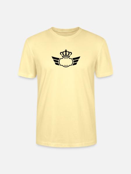 King Logo - Stanley/Stella CRAFTER Unisex Organic T-Shirt - cream