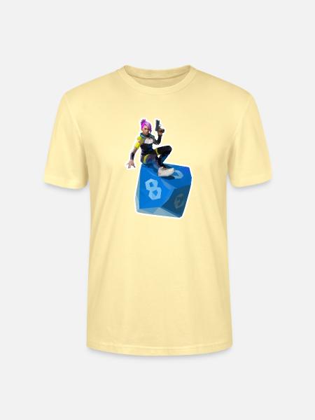 DiceHeroes_CyborGirl3 - Stanley/Stella Unisex Bio-T-Shirt CRAFTER - Creme