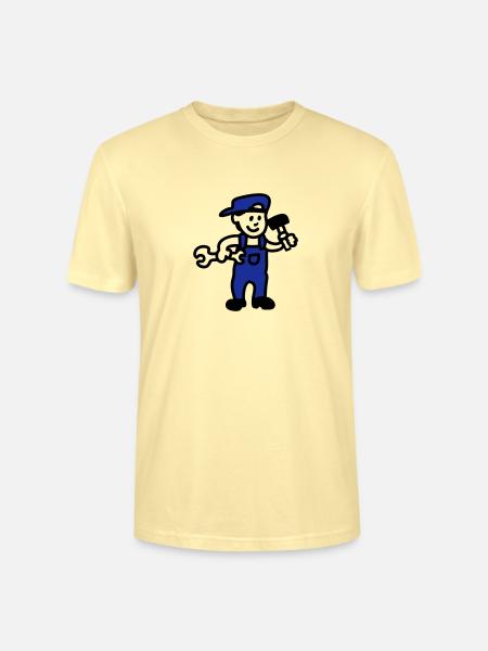 Handwerker - Stanley/Stella Unisex Bio-T-Shirt CRAFTER - Creme