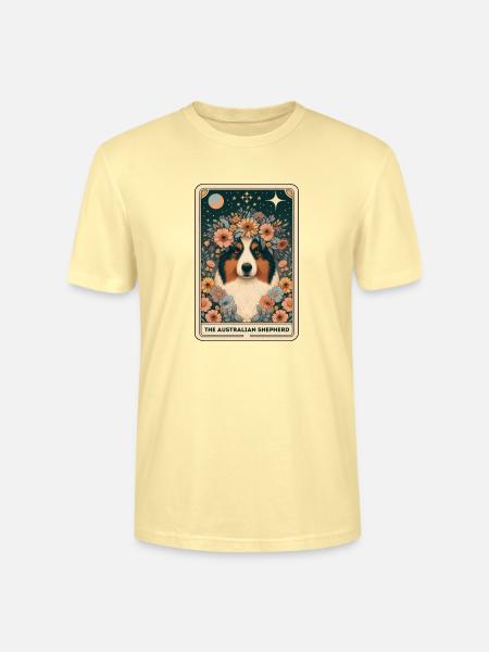 Australian Shepherd Aussie Hundeliebhaber Geschenk - Stanley/Stella Unisex Bio-T-Shirt CRAFTER - Creme