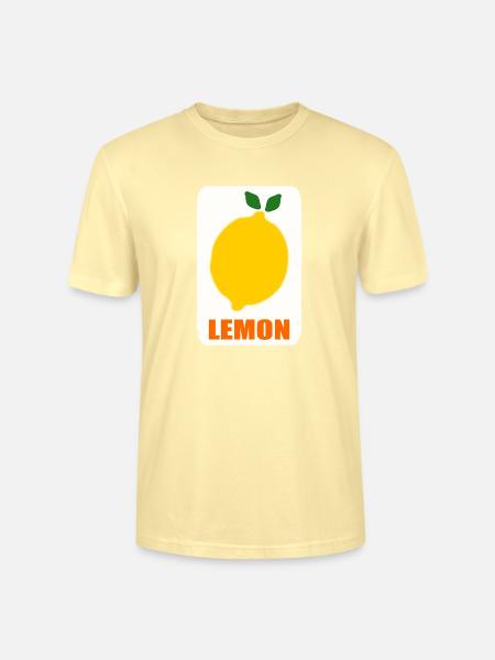 Zitronenmuster - Stanley/Stella Unisex Bio-T-Shirt CRAFTER - Creme