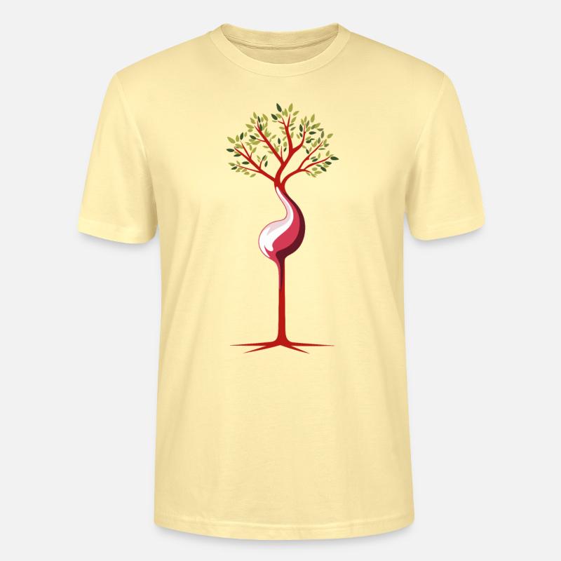 Gebärmutter Baum - Stanley/Stella Unisex Bio-T-Shirt CRAFTER - Creme