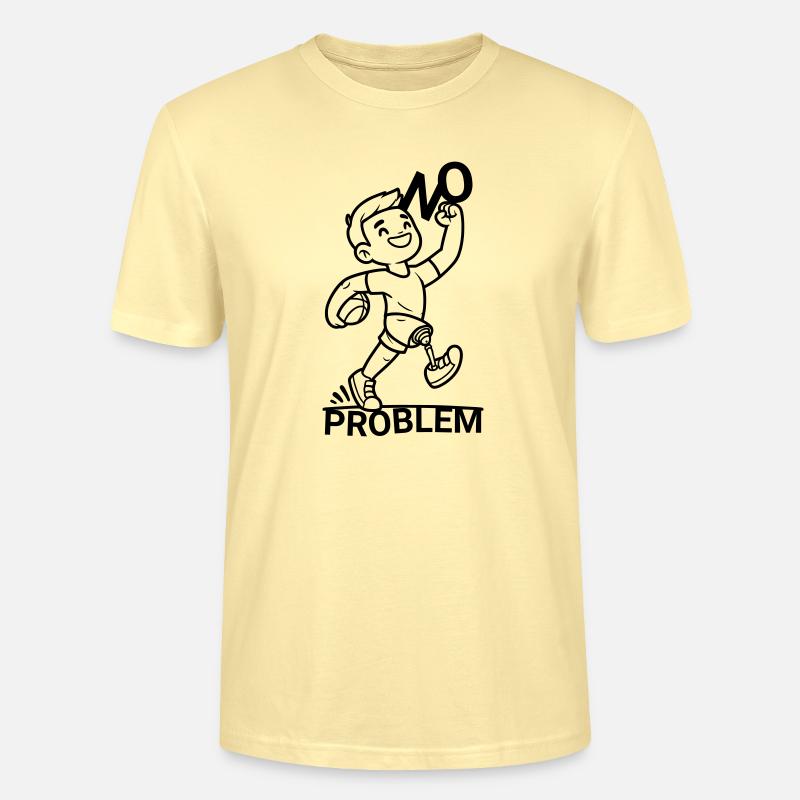 Bein Prothese ? Kein Problem ! - Stanley/Stella Unisex Bio-T-Shirt CRAFTER - Creme