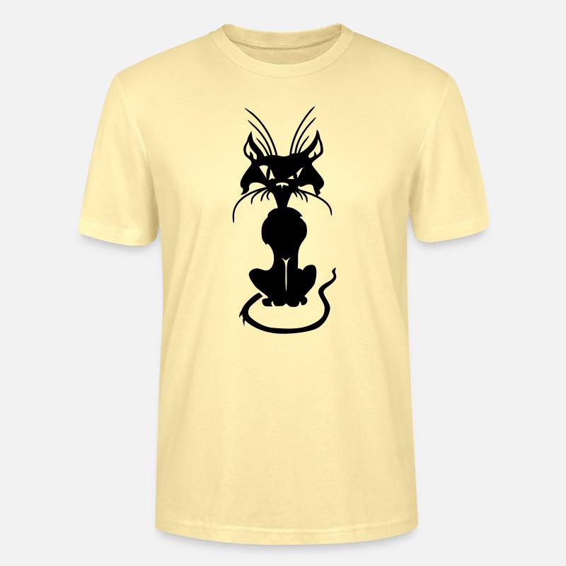 Böse Katze - Stanley/Stella Unisex Bio-T-Shirt CRAFTER - Creme