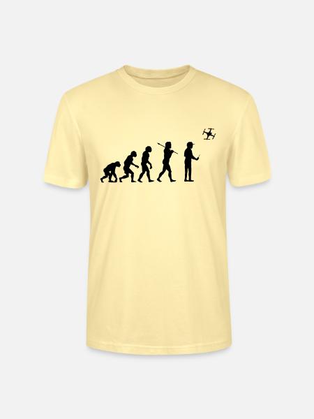 The drone evolution - Stanley/Stella Unisex Bio-T-Shirt CRAFTER - Creme
