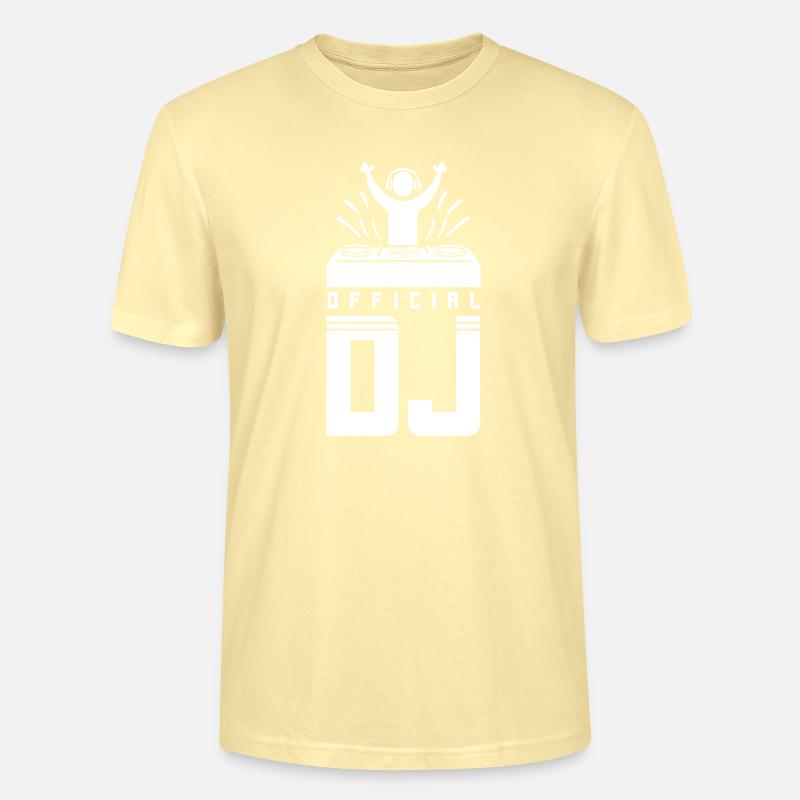 DJ Spruch Turntables - Stanley/Stella CRAFTER Unisex Organic T-Shirt - cream