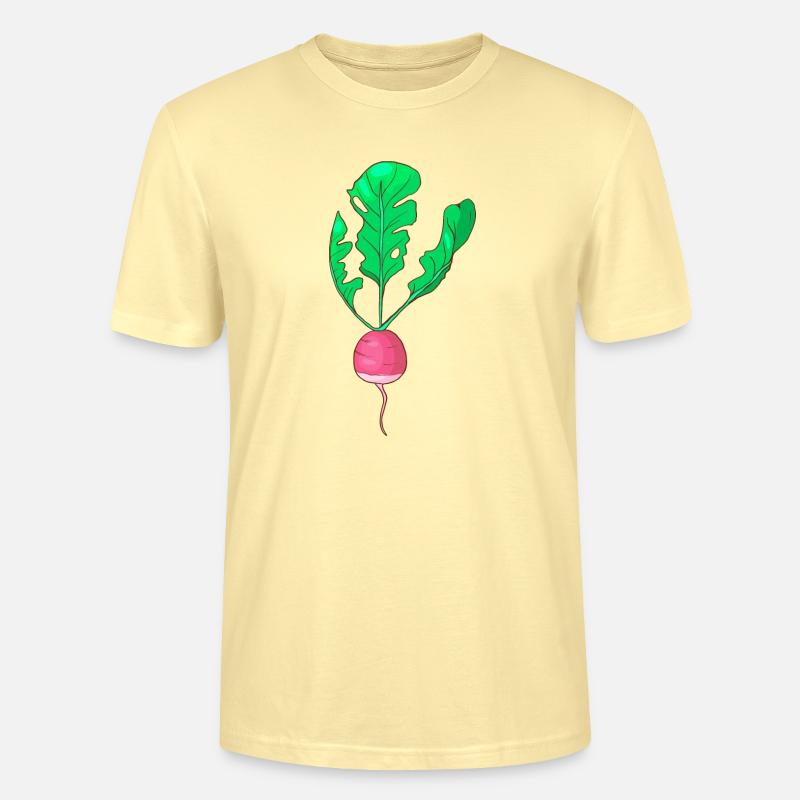 Herbstrübe Weiße Rübe Speiserübe - Stanley/Stella Unisex Bio-T-Shirt CRAFTER - Creme