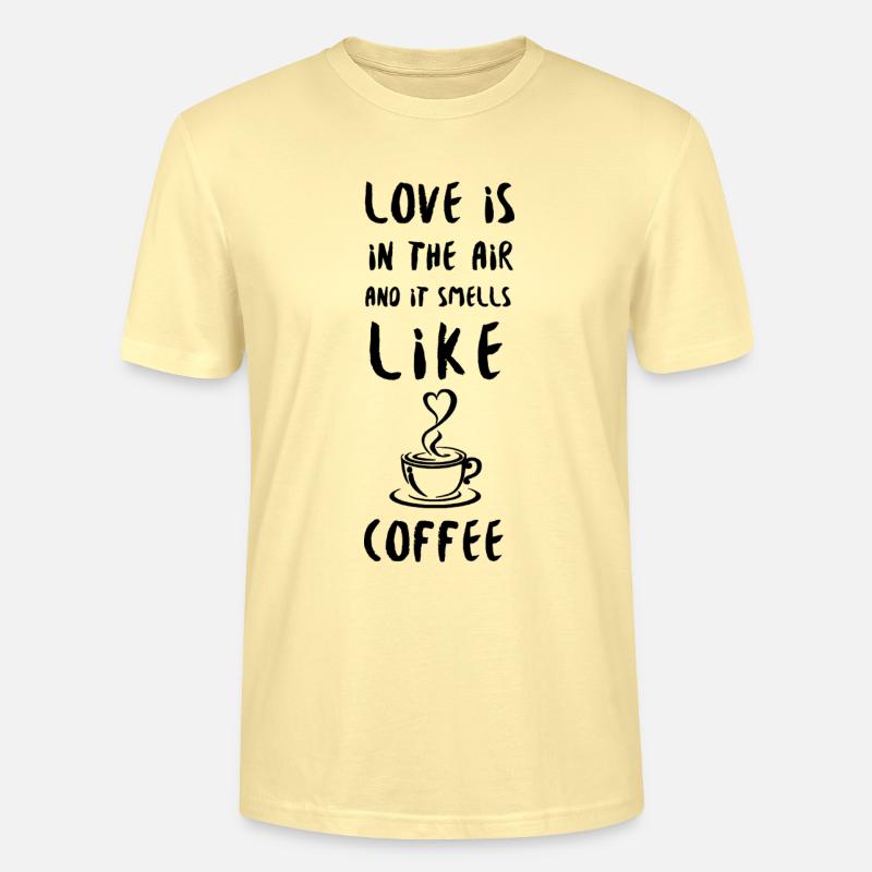 Kaffee-Liebe - Stanley/Stella Unisex Bio-T-Shirt CRAFTER - Creme