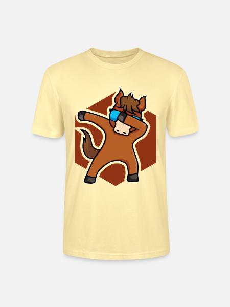 Tanzendes Pferdchen - Stanley/Stella Unisex Bio-T-Shirt CRAFTER - Creme