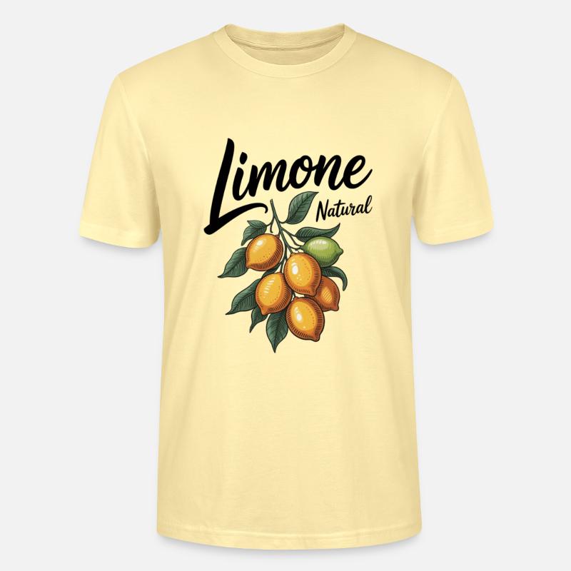 Citron vert - T-shirt bio CRAFTER Stanley Stella Unisexe - crème