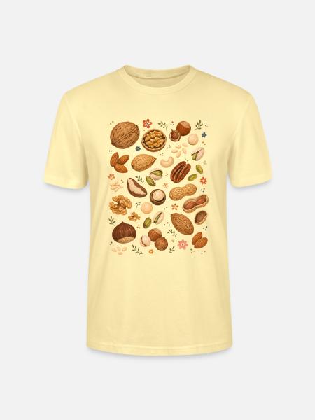 Nüsse & Kerne - Stanley/Stella Unisex Bio-T-Shirt CRAFTER - Creme