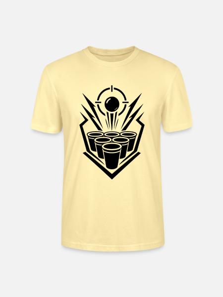Beer Pong - Stanley/Stella Unisex Bio-T-Shirt CRAFTER - Creme