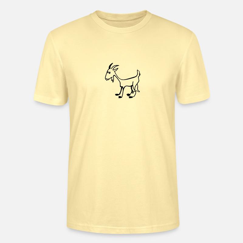 Ziegen Kitz - Stanley/Stella Unisex Bio-T-Shirt CRAFTER - Creme