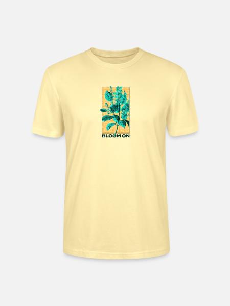 Flora und Fauna Pflanzen Design - Stanley/Stella Unisex Bio-T-Shirt CRAFTER - Creme