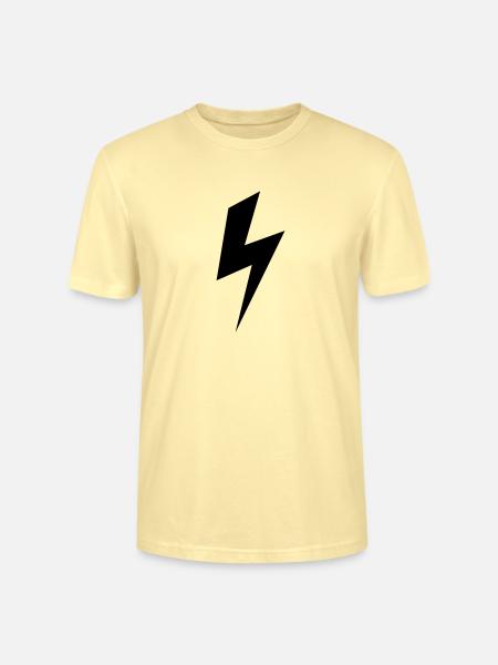 Strom Blitz Elektro Icon - Stanley/Stella Unisex Bio-T-Shirt CRAFTER - Creme