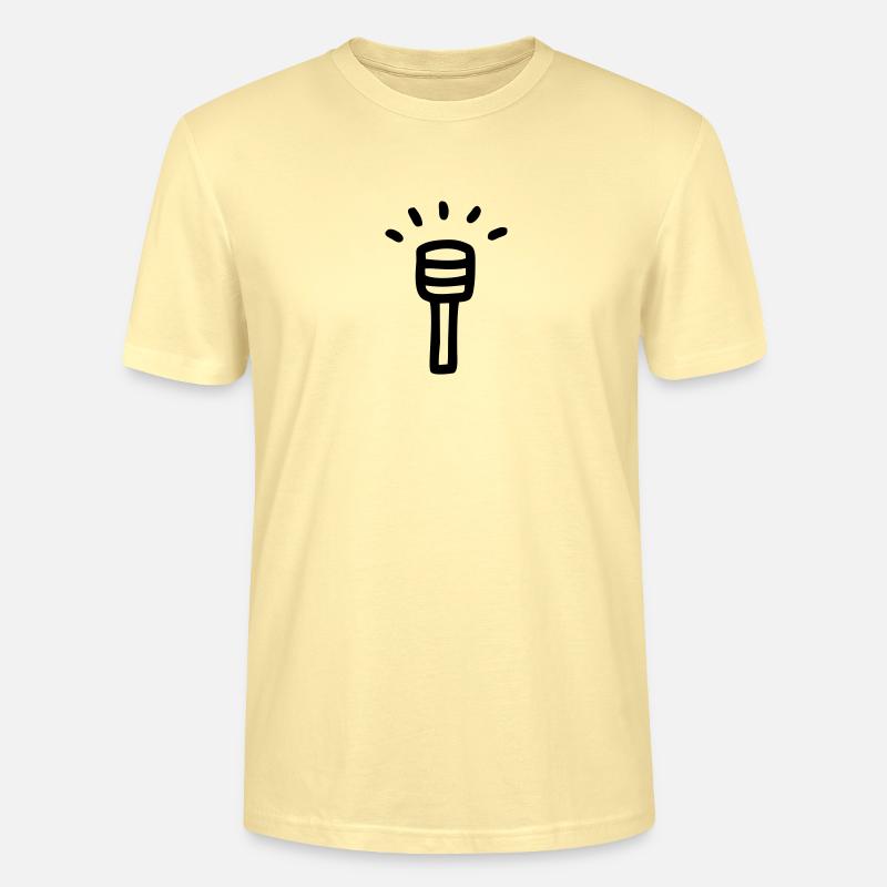 Mikrofon - Micro - Stanley/Stella Unisex Bio-T-Shirt CRAFTER - Creme