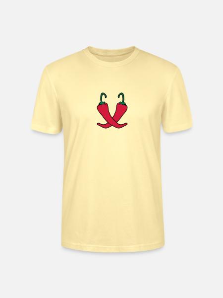 2 piments Chili chaud chaud - T-shirt bio CRAFTER Stanley Stella Unisexe - crème