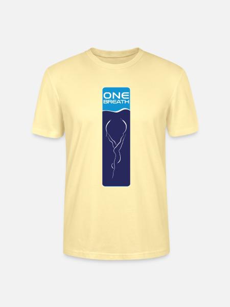 Freitauchen Emblem ONE Breath - Stanley/Stella Unisex Bio-T-Shirt CRAFTER - Creme