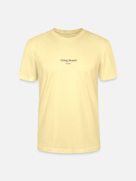 Dog Mom Forever T-Shirt – Bedingungslose Liebe - Stanley/Stella Unisex Bio-T-Shirt CRAFTER - Creme