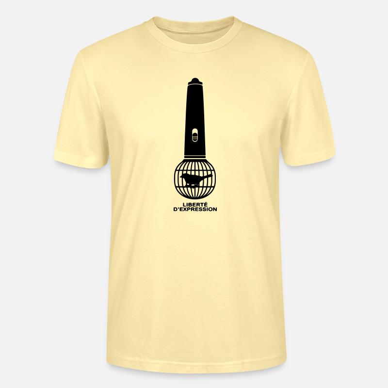 LIBERTE DEXPRESSION - T-shirt bio CRAFTER Stanley Stella Unisexe - crème