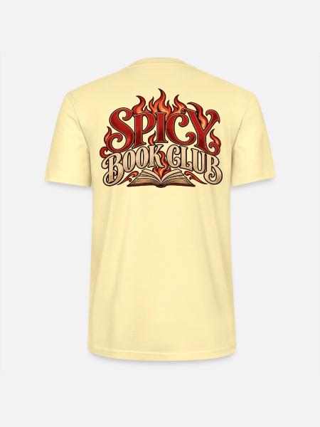 Spicy Book Club Flames - Stanley/Stella Unisex Bio-T-Shirt CRAFTER - Creme