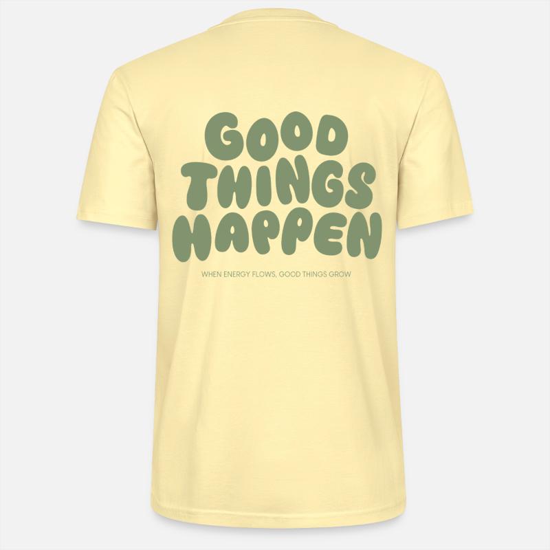 Good Things Happen - Stanley/Stella Unisex Bio-T-Shirt CRAFTER - Creme