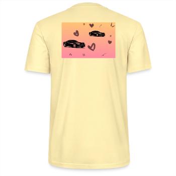 Auto  - T-shirt bio CRAFTER Stanley Stella Unisexe - crème - Dos - Michal (187cm)