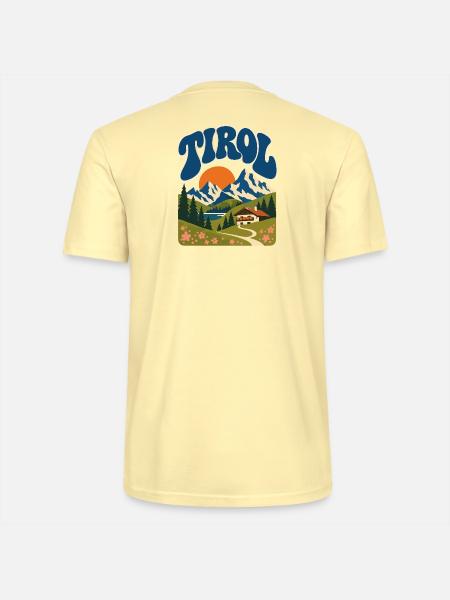 Tirol Retro Alpine Nature - Stanley/Stella Unisex Bio-T-Shirt CRAFTER - Creme