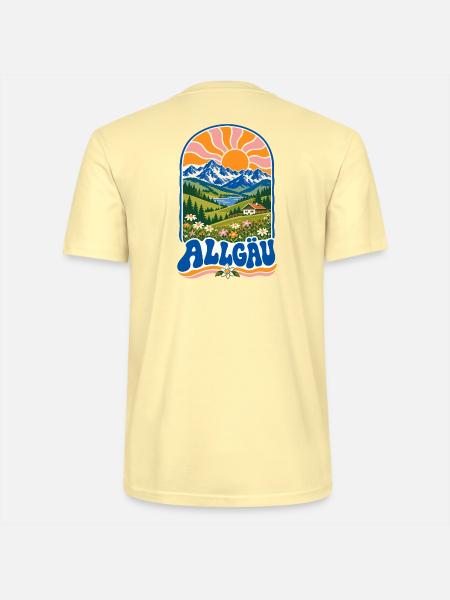 Allgäu Retro Alpine Nature - Stanley/Stella Unisex Bio-T-Shirt CRAFTER - Creme