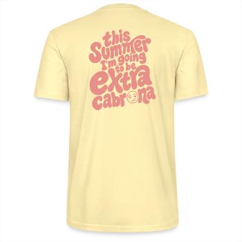 This summer... - Stanley/Stella CRAFTER Unisex Organic T-Shirt - cream - Back - Michal (187cm)