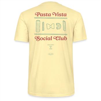 Pasta Vista Social Club - Pasta Love - Stanley/Stella CRAFTER Unisex Organic T-Shirt - cream - Back - Michal (187cm)