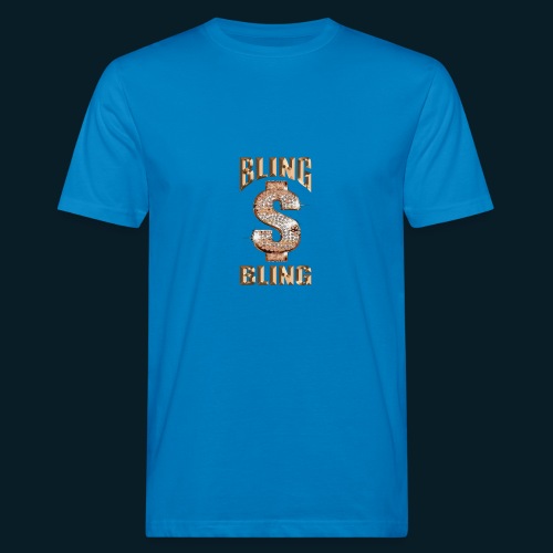 Bling Bling $ - Männer Bio-T-Shirt