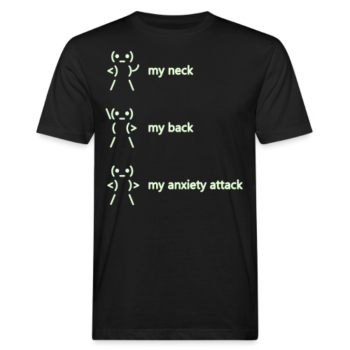 neck back anxiety attack - Men's Organic T-Shirt