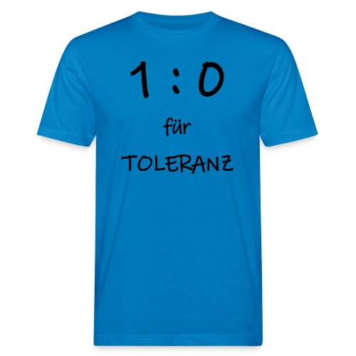 TOLERANZ in Führung - Männer Bio-T-Shirt