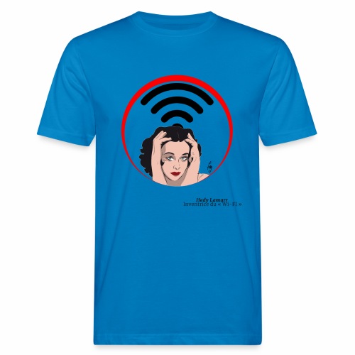 Hedy Lamarr inventrice du Wi-Fi - T-shirt bio Homme