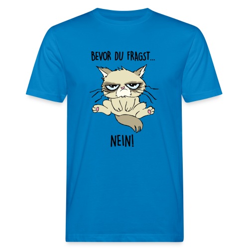 Vorschau: Bevor du fragst... NEIN - Männer Bio-T-Shirt