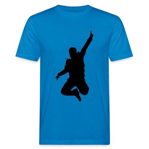 Jumping Man - Männer Bio-T-Shirt